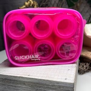 NEW - SLICK HAIR Girls With More Curls Hair Roller Kit Velcro Rollers & Pins